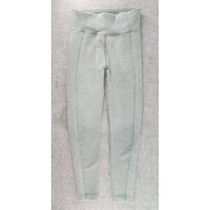 OFFLINE by Aerie Green Ribbed Seamless High Waisted Yoga Leggings Womens S